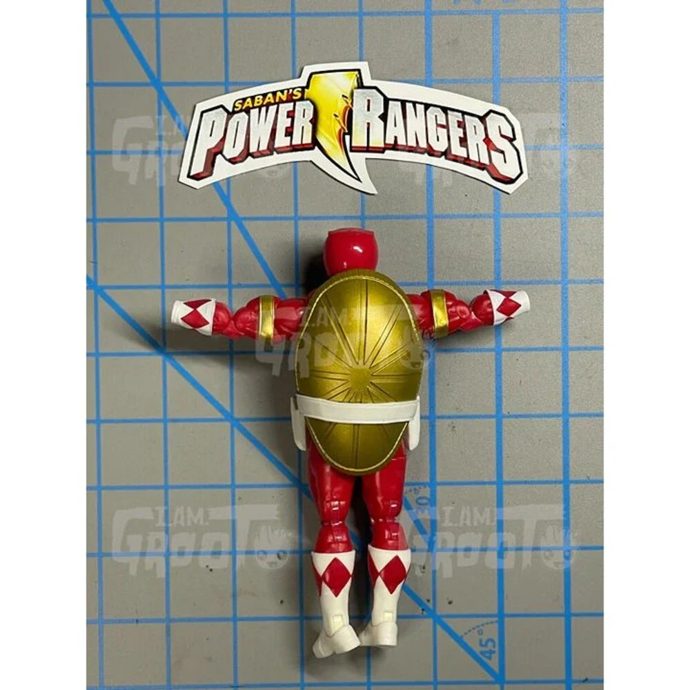 Power Rangers Lightning Collection Red Ranger Raphael TMNT Crossover Incomplete - Picture 3 of 6